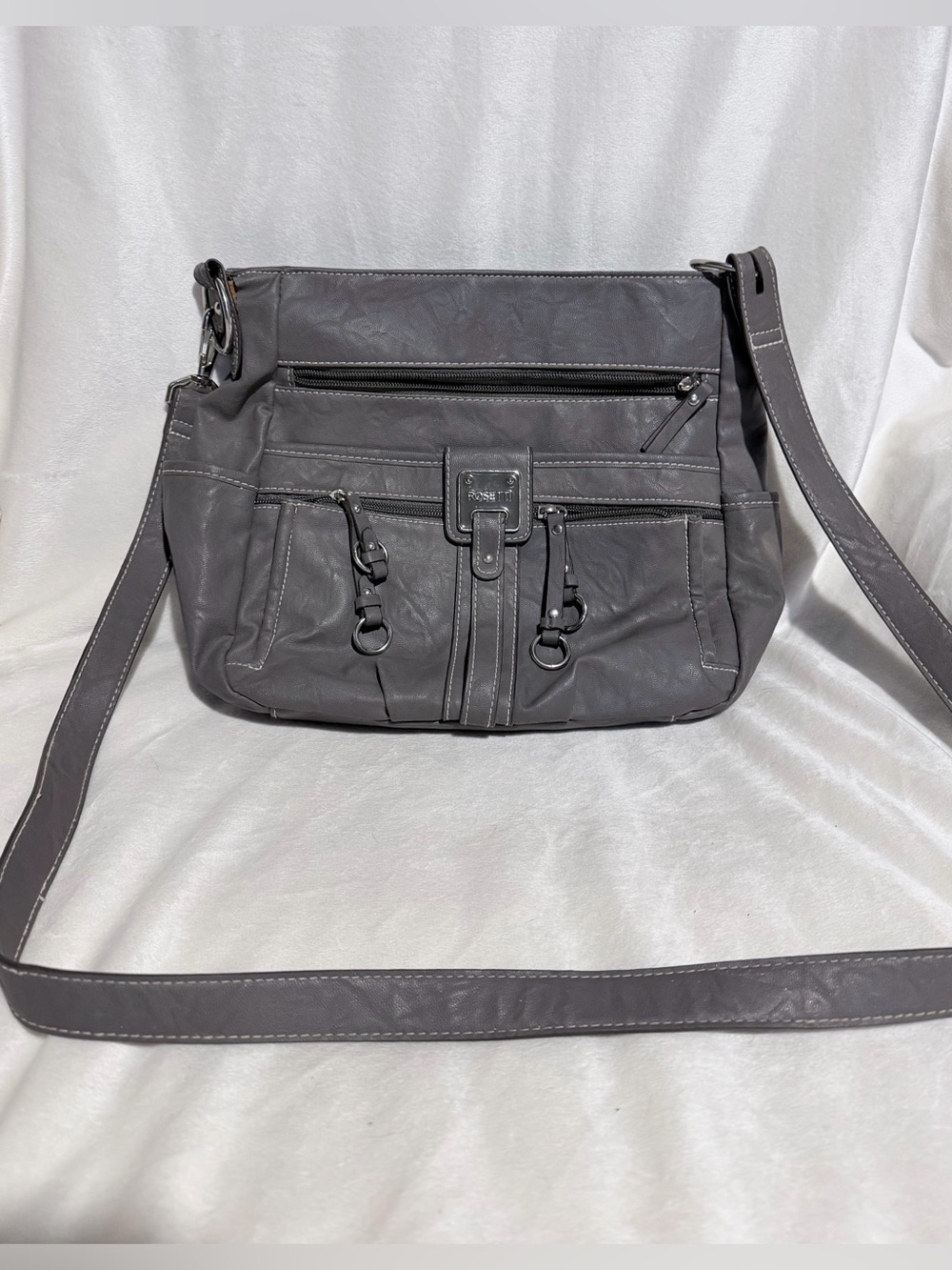 Rosetti Gray Crossbody Bag